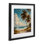 «Summer Beach Palms & Clouds», reproduction encadrée sous verre, design by Creative Studio