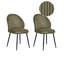 42cm H Corduroy Upholstered Upholstered Back Side Chair-573041910
