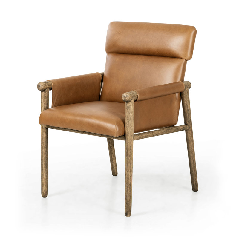 Almada Leather Arm Chair