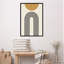 «Retro Mountain Sunrise» par The Creative Bunch Studio - cadre photo, impression sur papier-1814167249-1814167272