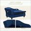 Canapé-lit de luxe pour petit chien avec rangement caché et coussin en mousse de 3 pouces (bleu)-187575633
