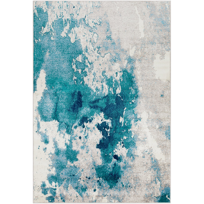 Cox Abstract Indoor Rug, Rectangle 2' x 3'