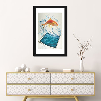 «Jilling Goldfish II», impression sur toile