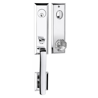 Bravura 971-925 Active Austin Handleset with Bancroft Knob in Bright Chrome