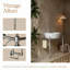 Pied de fer pour console de salle de bain 36 po-129077520