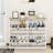 Shoe Storage Cabinet With 4 Flip Drawers, Freestanding Shoe Cabinet Organizer With Adjustable Shelf, Shoe Cabinet For Entryway,  Foyer, Slim Shoe Cabinet-White