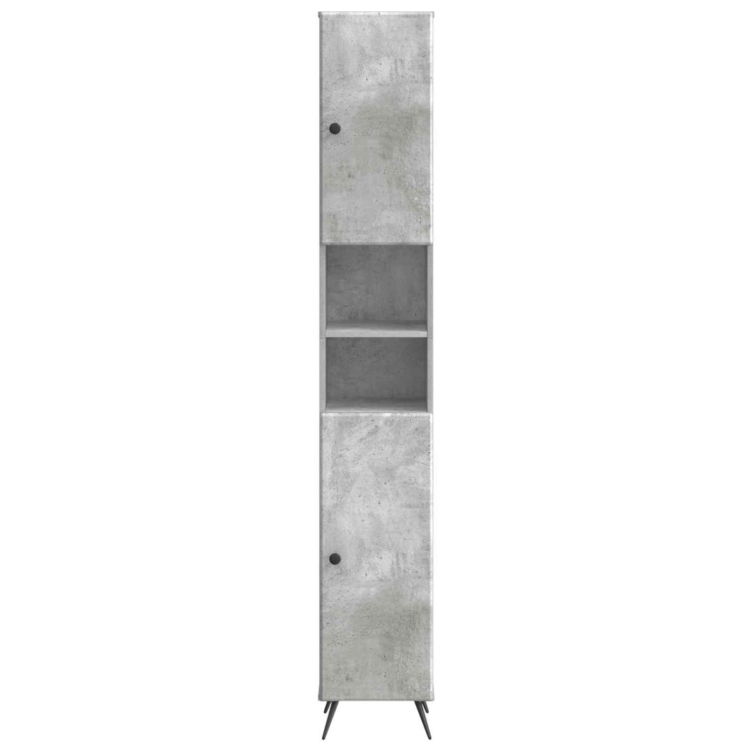 Bathroom Cabinet with Open Shelf BREDA Engineered Wood Storage Modern