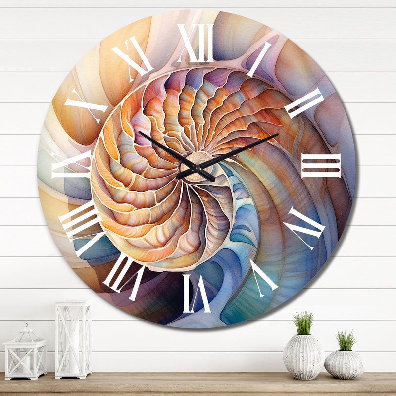 Horloge murale Seashell Symphony II, Très grand