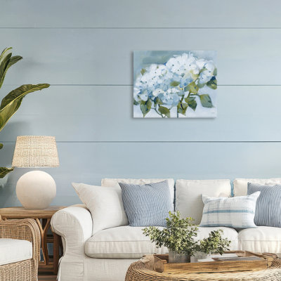 «Blue Spring Cottage Hydrangeas», conception par Katrina Pete