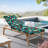  Outdoor Indoor 3'' Lounge Patio Cushion Retro daze wavy sage green ditsy daisy seamless repeat Cute Water-Resistant Chaise Lounge Cushion for Chair Patio Furniture Seat Cushion