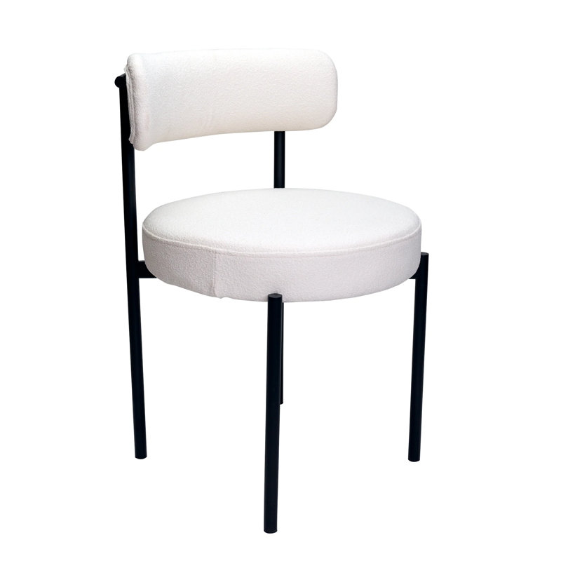 Fauteuil Federick Ii Boucle, Blanc