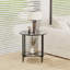 Kiyrah Glass Top End Table