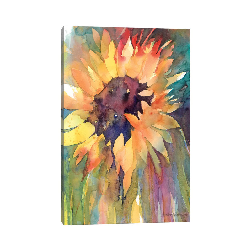Rays Of Sun by Annelein Beukenkamp - Wrapped Canvas Painting, 66.04 cm H x 45.72 cm W x 1.91 cm D
