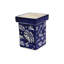 Mini vase en céramique Home & Manor - bleu / blanc