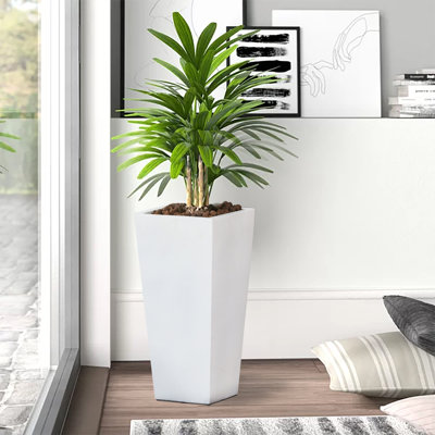Tapered MgO Pot Planter with Drainage Holes