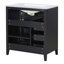 Meuble-lavabo autoportant de 30 pouces avec lavabo, armoire moderne à 3 tiroirs et tablette réglable-121708989