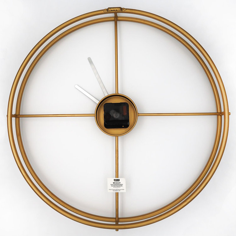 Okelley Minimalist Iron Wall Clock - 50cm
