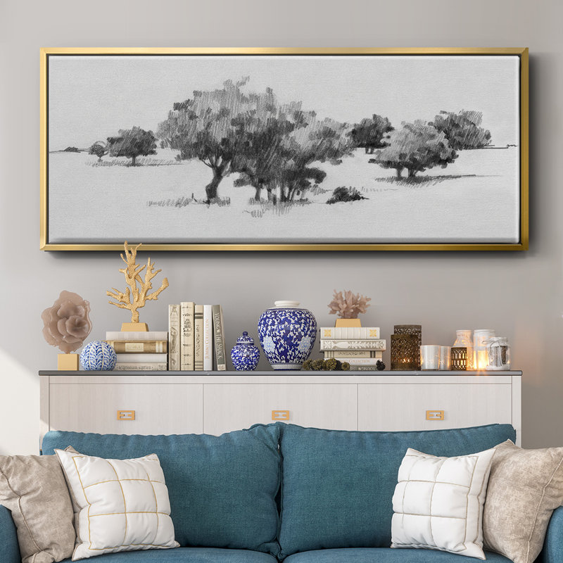 Treeline S Croquis II - Toile encadrée