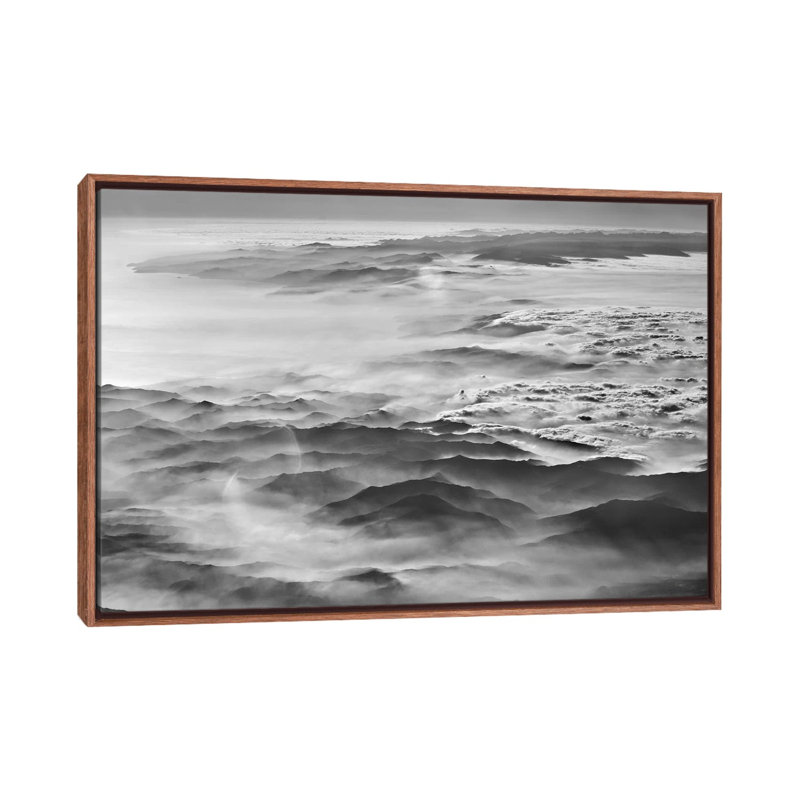 « Mountains II » par Ben Heine-impression d’art graphique, Pas de tapis, H 18 po x l 26 po x P 1,5 po