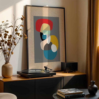 Stunning Decorative Framed Canvas Painting, 21.3 x 29.1 inches | 100% Canvas with 1.4-inch Thickness | Ready to Hang with Wall Mount Included | Perfect for Living Room, Bedroom, and Office Décor, Vibrant Artwork