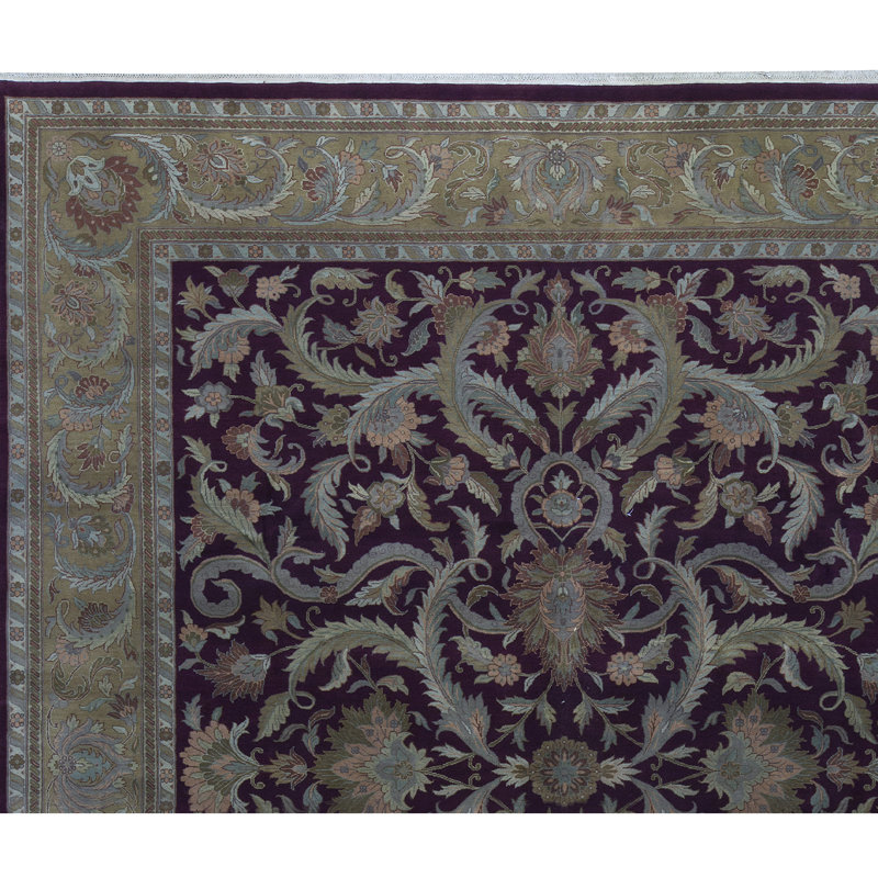 Wool Oriental Area Rug, Rectangle 9' x 12'1"