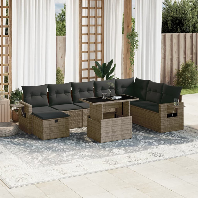 Ensemble de canapé de jardin Vidaxl