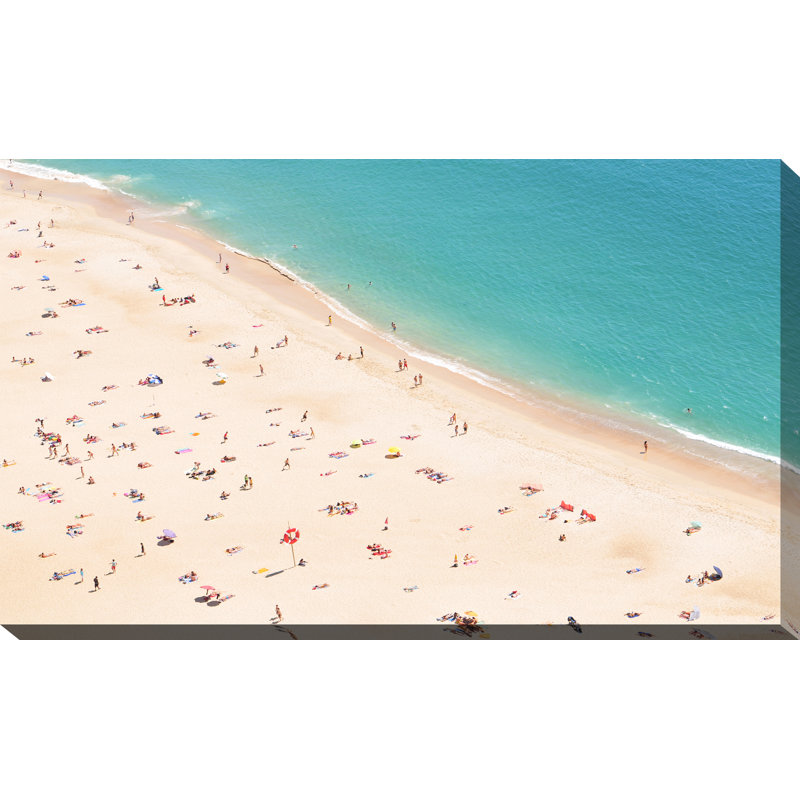 « beach, v », reproduction de photo sur toile tendue, H 28 po x l 48 po x P 1,5 po