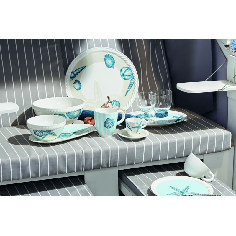 Montauk 5 Piece 18/10 Stainless Steel Flatware Set, Service for 1