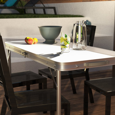 Azaleigh 120cm Rectangular Adjustable Folding Table