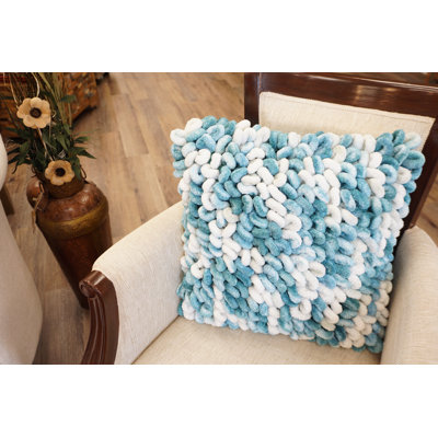 Cotton Blend Throw Pillow