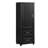 Freestanding Tall Bathroom Storage Unit In Black With Two Drawers, Adjustable Shelf, Painted , And - Toppling Function Cabinet Easy To Install Surface,-23324330