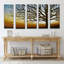« the last leaf », ensemble de 5 reproductions d’art sur toiles