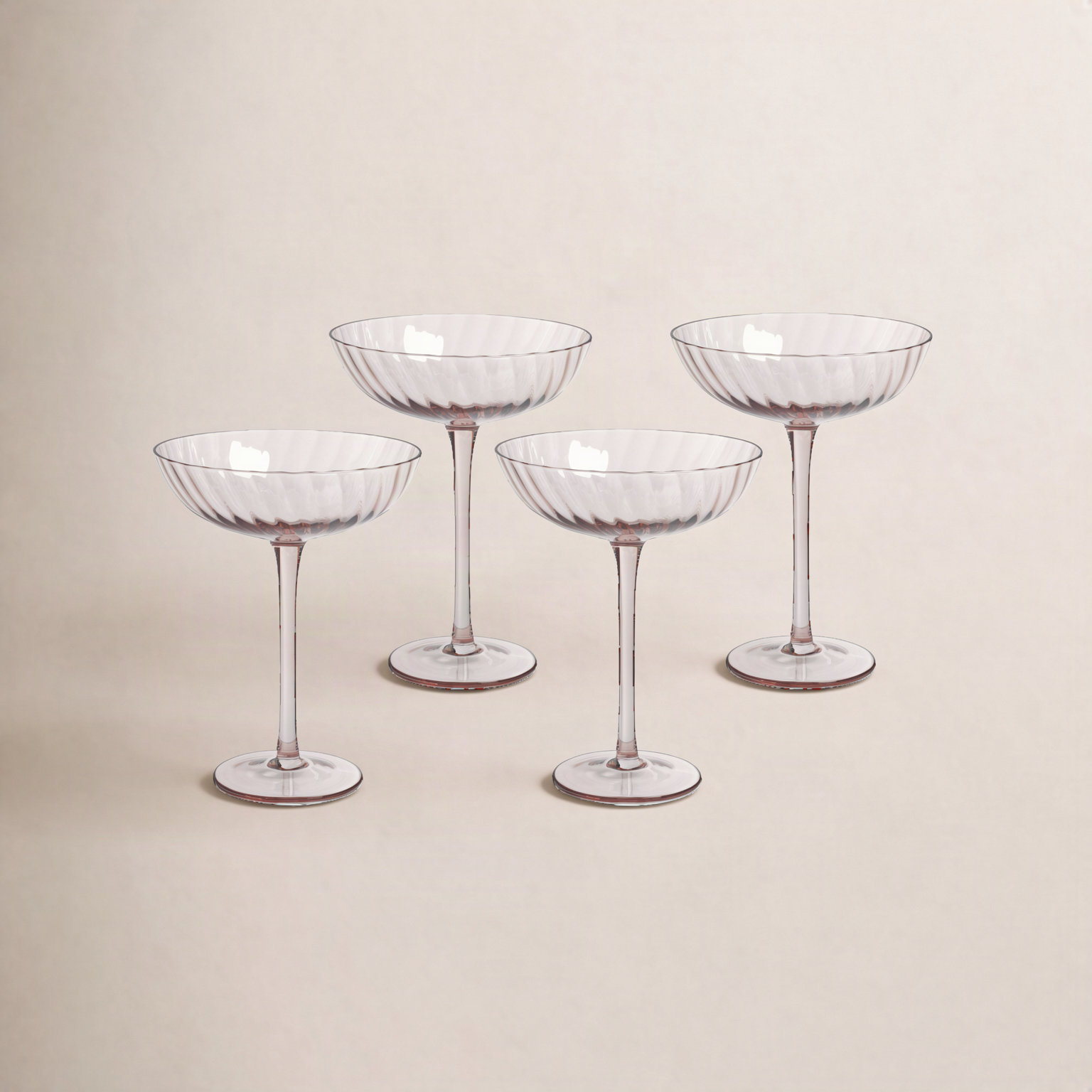 Cosette Coupe Glass, Lilac