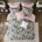 8pcs King Comforter With Soft Brushed Microfiber, - Design, And Ruffled Decor Pillows 8 Piece Reverse, Bartack, Matching Euro Shams