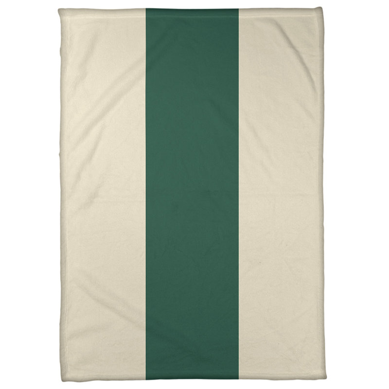 Jeté de hockey minnesota, 60 po x 80 po, Blé du Minnesota / vert forêt / blé du Minnesot, Molleton corail