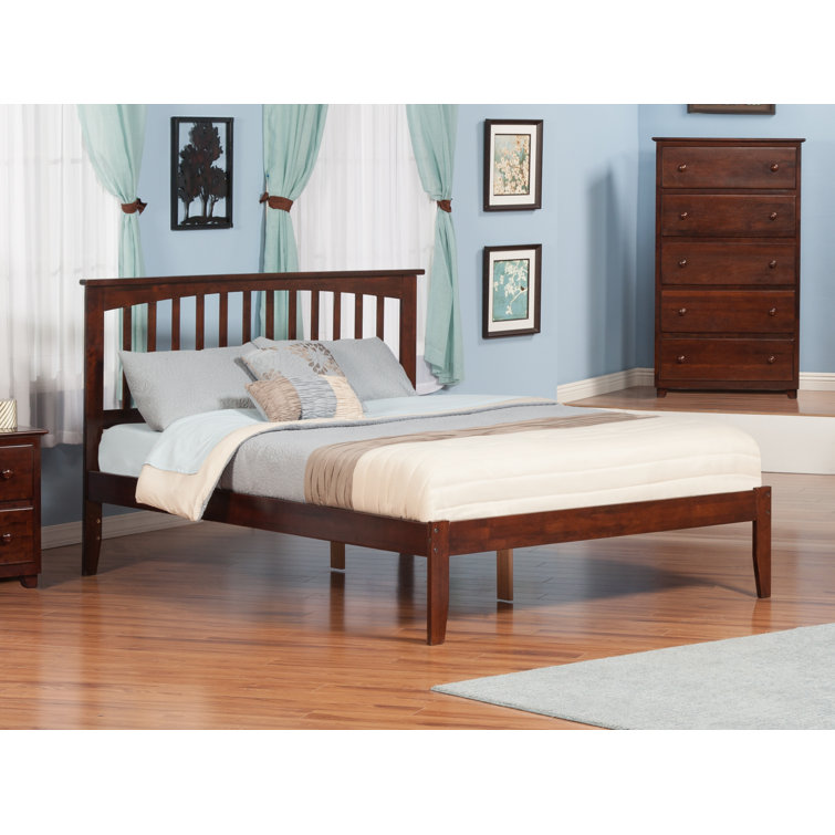 Shiloh Solid Wood Platform Bed with Built-in Charging Station