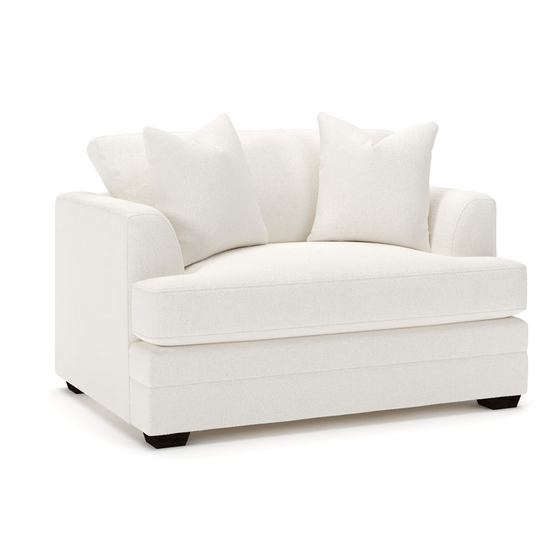 Edan Upholstered Chair And A Half, Apollo Alpaca Boucle