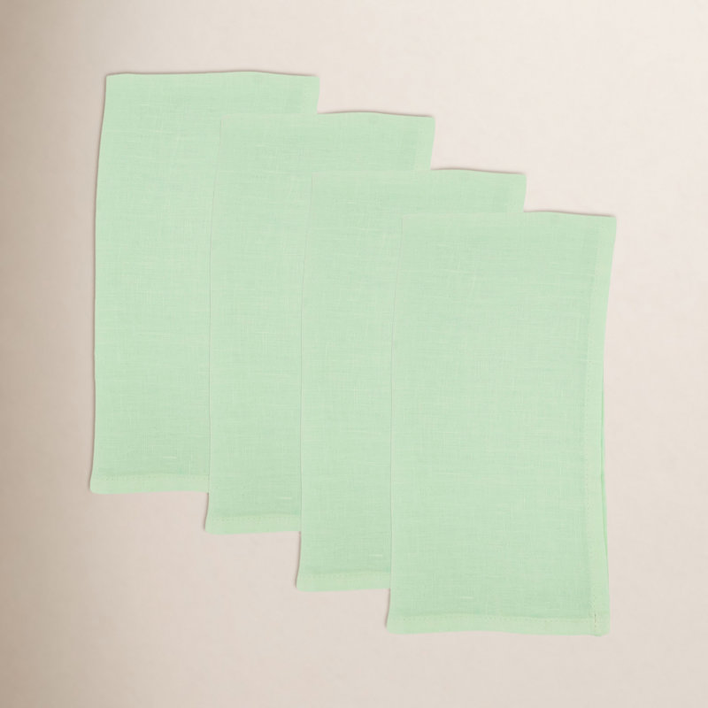 Caliban Linen Square Napkin, Pistachio