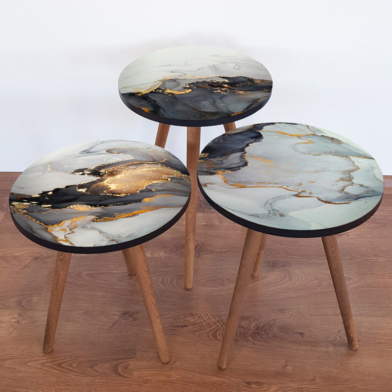 Tables gigognes 3 pieds Arsenault
