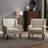 Stephanny 27.5" Wide Tufted Armchair with Solid Wood Legs-1807058373