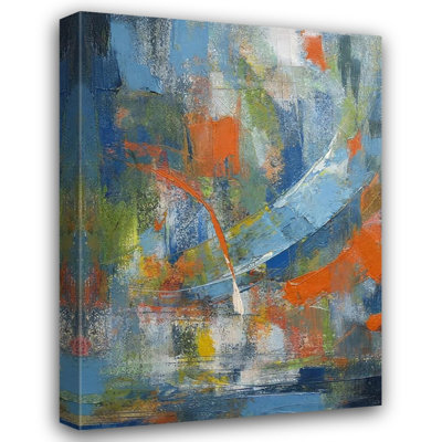 «Abstract 5» par Stephen Chambers, reproduction sur toile tendue