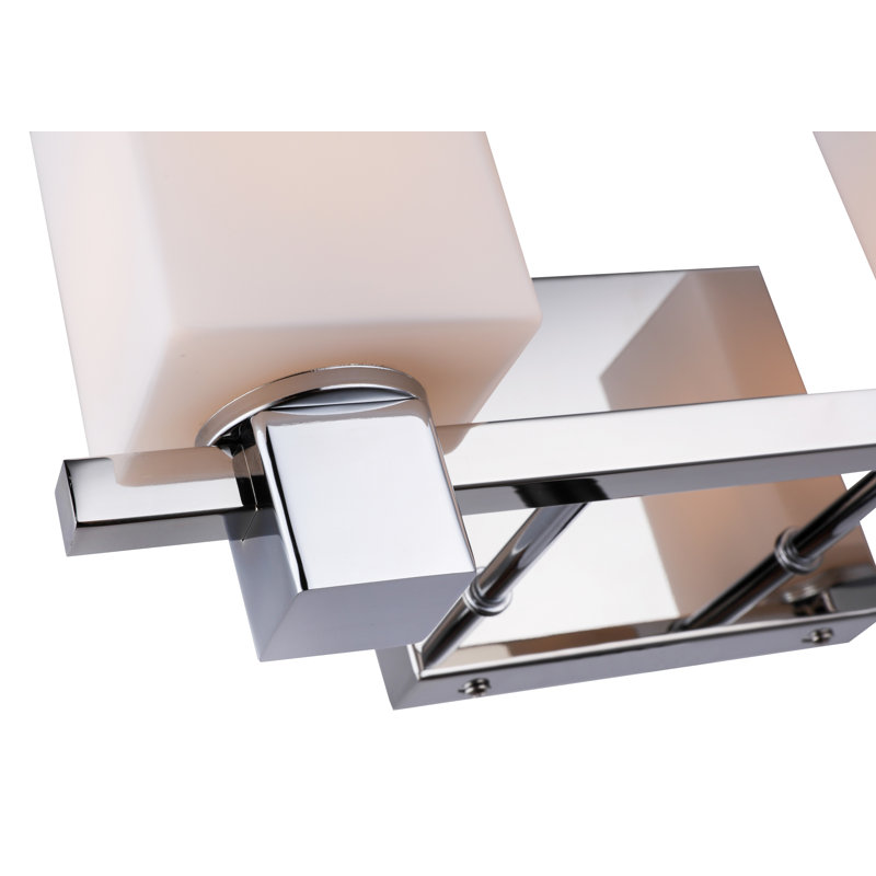 Thiede 2 - Light Vanity Light, Halogen, Opal Square Glass
