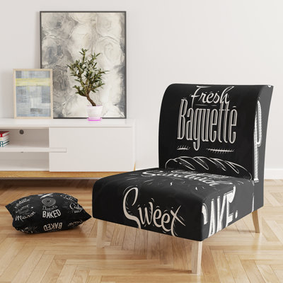 Bakery Characters - Mid-Century Upholstered Slipper Chair