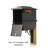 Kingston Aluminum Post Mounted Mailbox