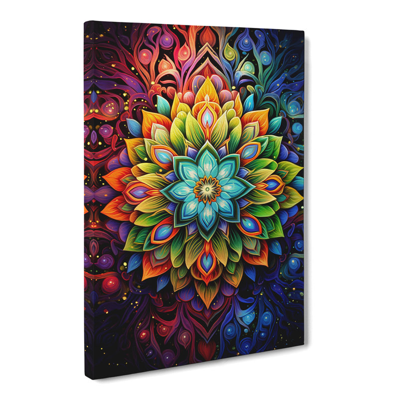 Mandala Modern Art - Wrapped Canvas, 50cm H x 35cm W x 3cm D