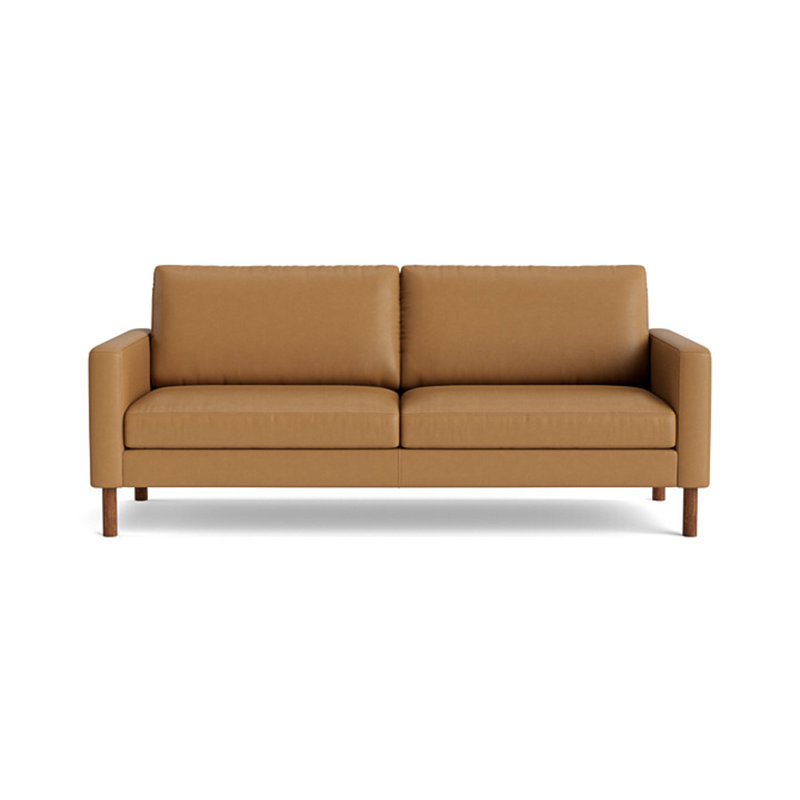 Laguna Leather Sofa (85"), Leather - Butterscotch