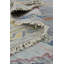Karina Hand Knotted Wool Ikat Area Rug in Gray/Blue/Rust/Yellow-2046887155