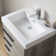24" Rectangular Drop-In Bathroom Sink with Overflow