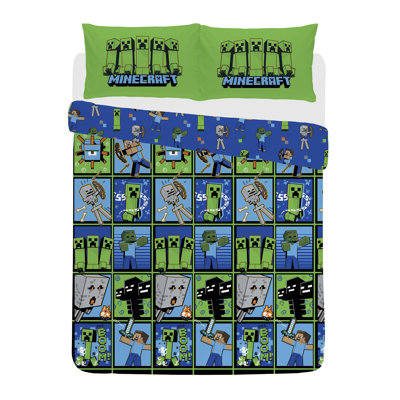 Polyester Geometric Duvet Cover Set with Pillowcases