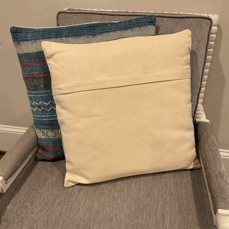 Geometric Cotton Throw Pillow